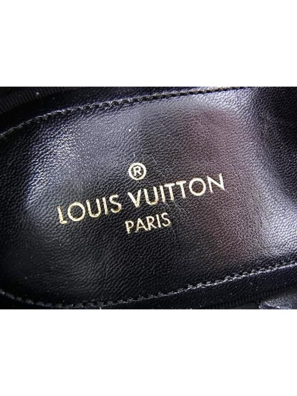 Louis Vuitton Damier Auteuil Line 7.5 Shoes Black - Picture 5 of 6